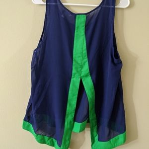 Open back, flowy tank top